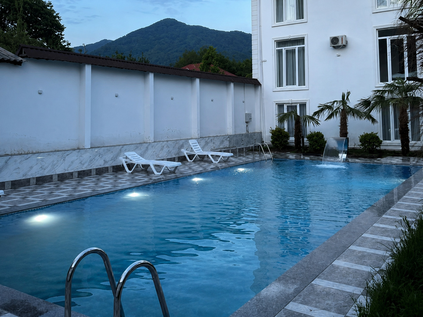 Gabala Palm Villa garden